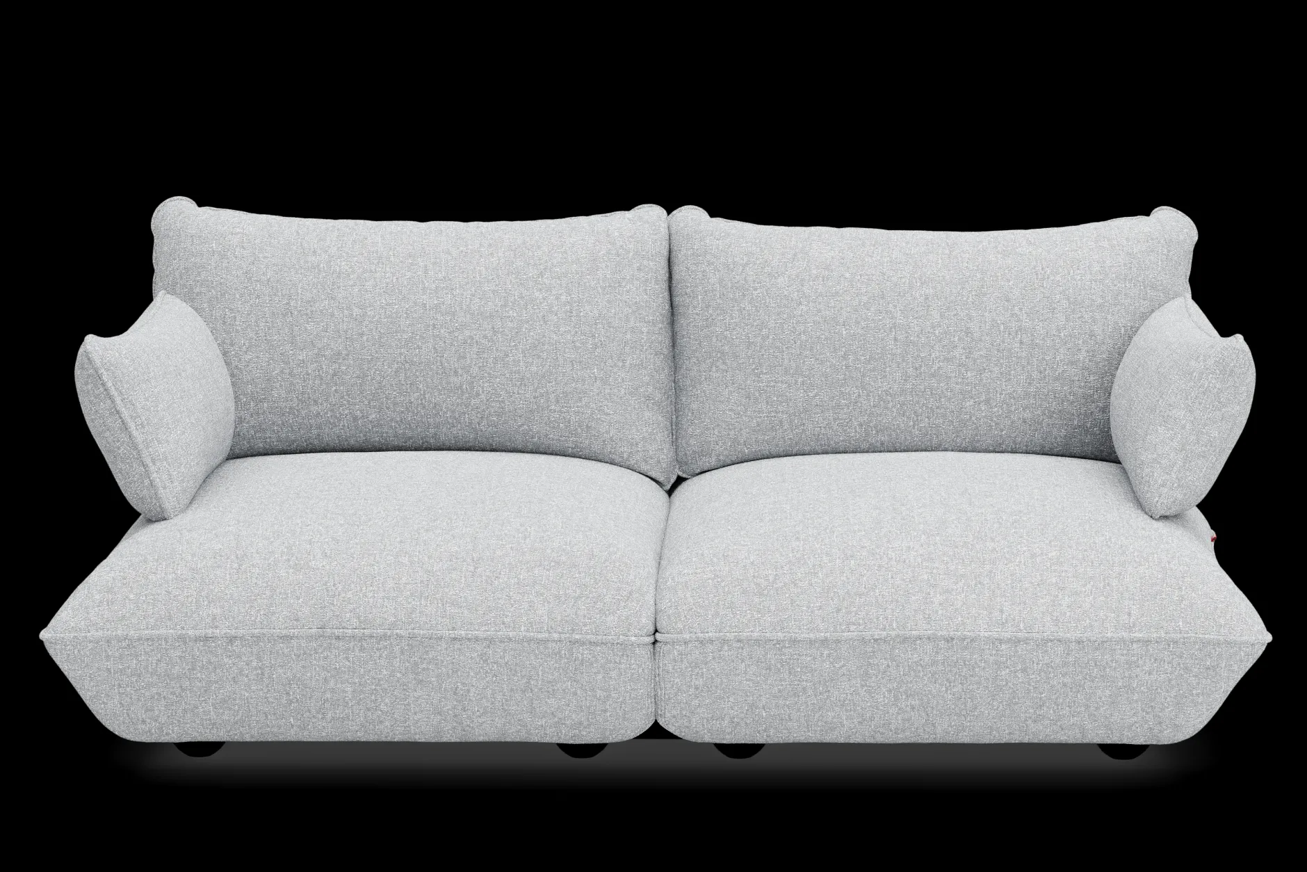Sumo Sofa Medium Boucle Light Grey Melange Modulares Indoor-Sofa, 210.5x108x90 cm