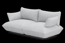 Sumo Sofa Medium Boucle Light Grey Melange Modulares Indoor-Sofa, 210.5x108x90 cm