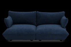 Sumo Sofa Medium Cord Deep Blue Modulares Indoor-Sofa, 210.5x108x90 cm