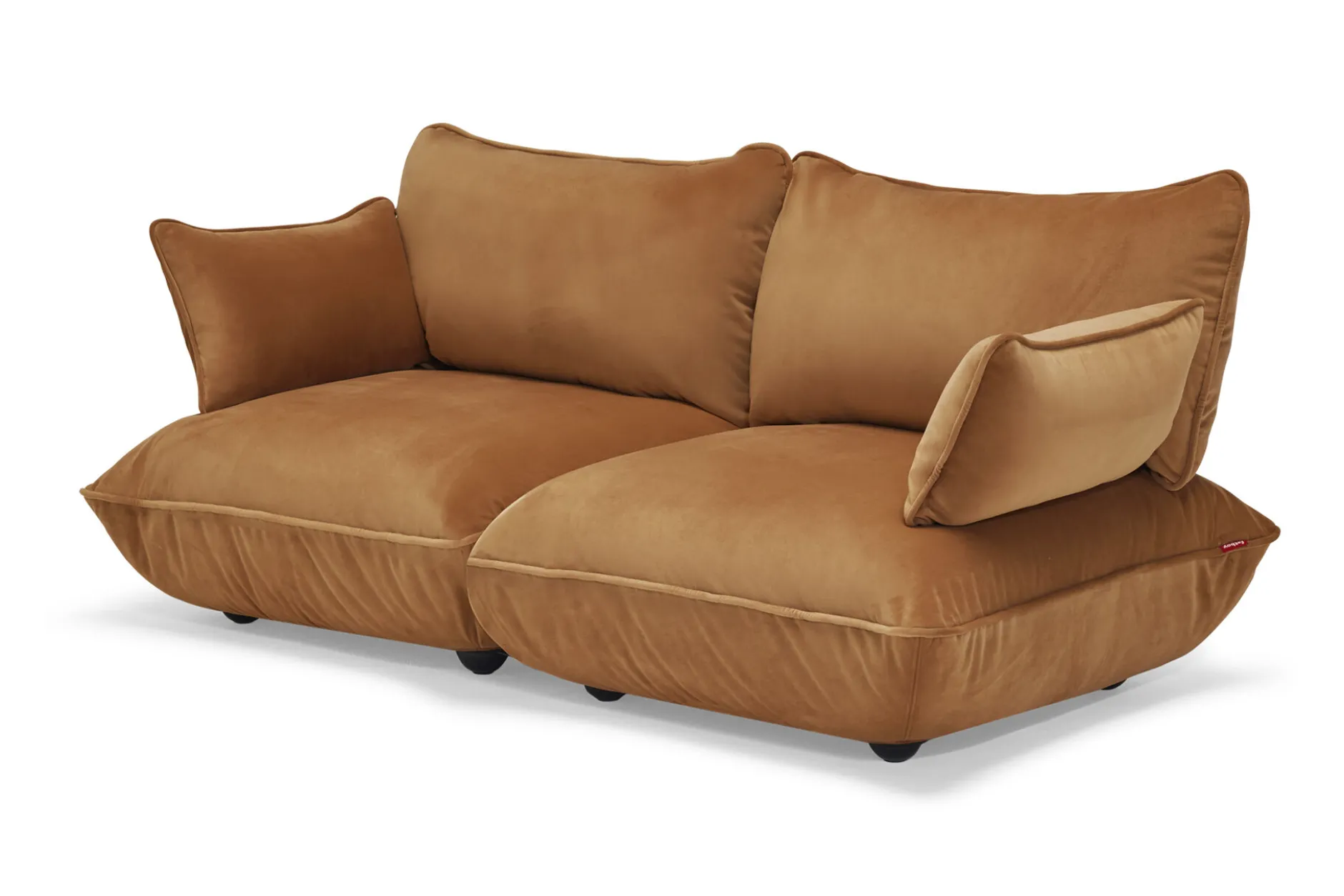 Sumo Sofa Medium Velvet Almond Modulares Indoor-Sofa, 210.5x108x90 cm