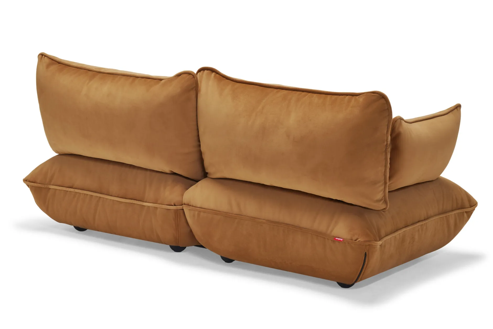 Sumo Sofa Medium Velvet Almond Modulares Indoor-Sofa, 210.5x108x90 cm