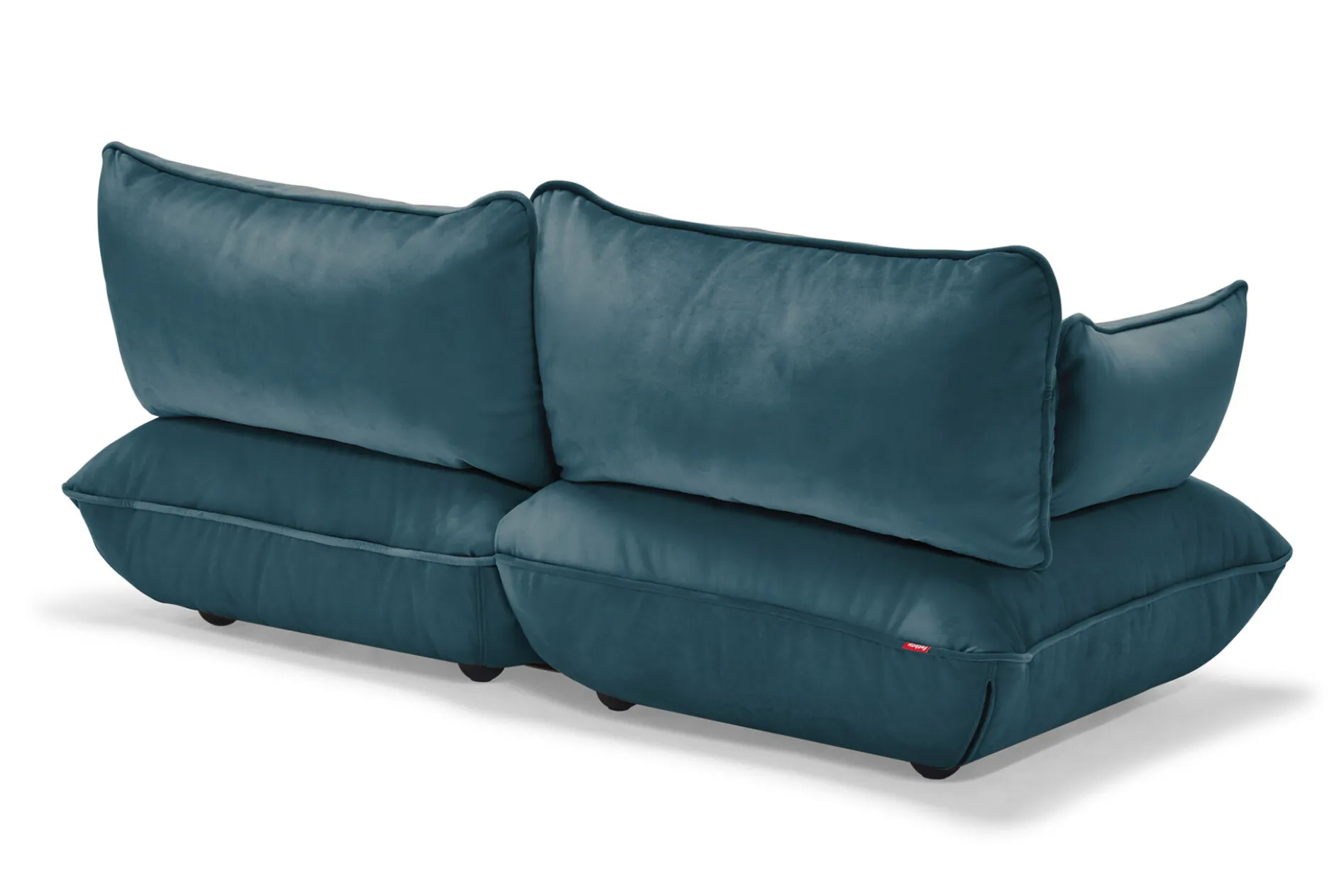 Sumo Sofa Medium Velvet Petrol Modulares Indoor-Sofa, 210.5x108x90 cm