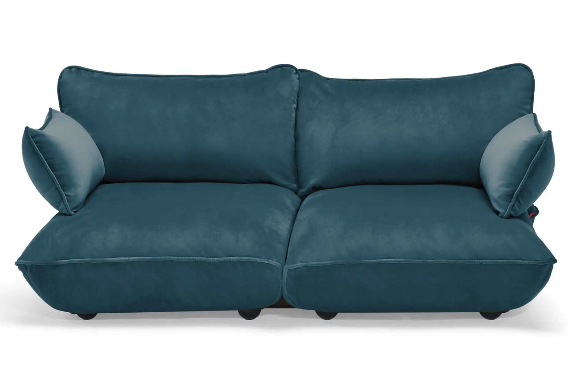 Sumo Sofa Medium Velvet Petrol Modulares Indoor-Sofa, 210.5x108x90 cm