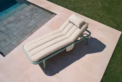 Sunbun Daybed Outdoor-daybed, orange, 212x97x39 cm