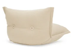 the BonBaron Sherpa Loungesessel, beige, 120x120x75 cm