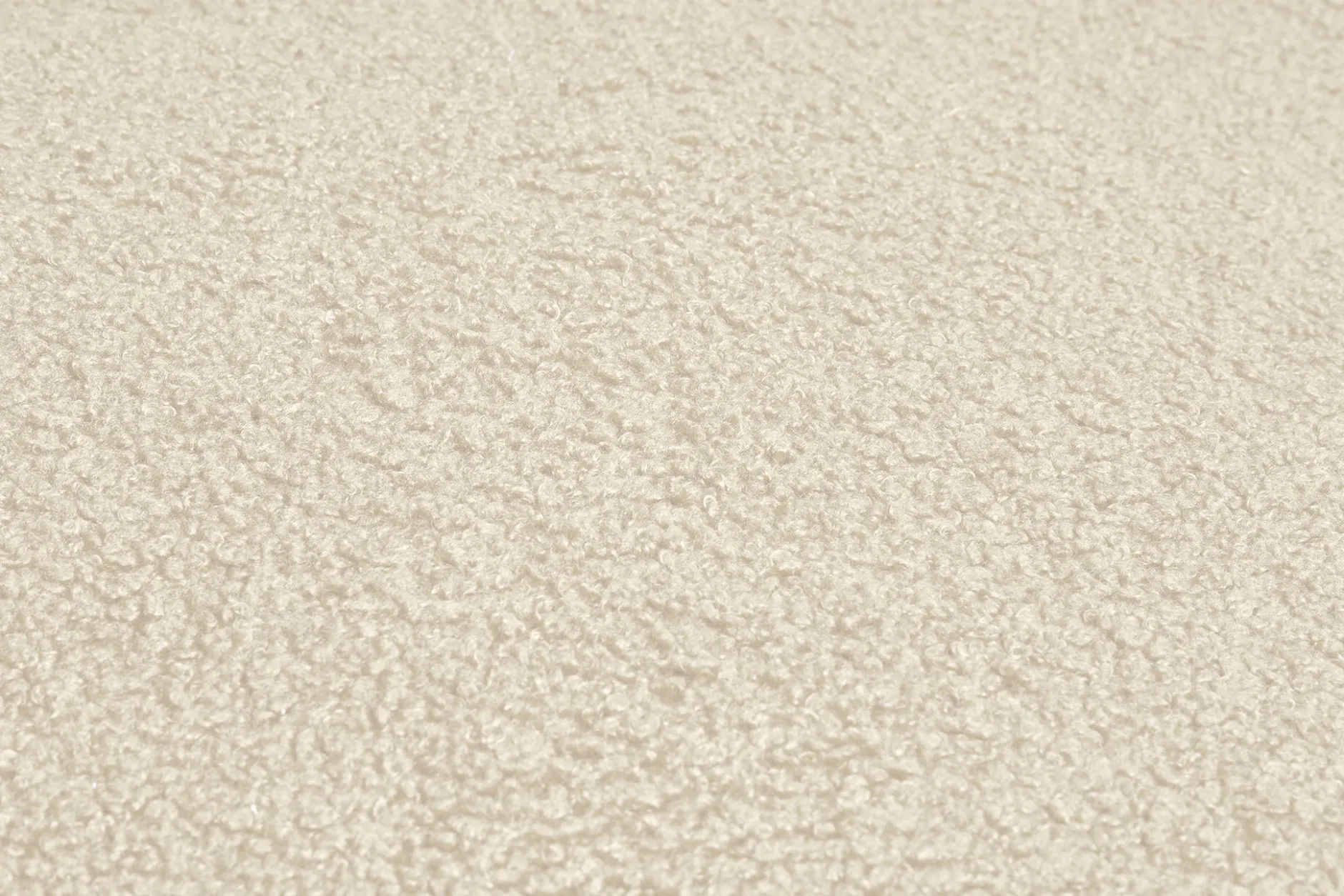 the BonBaron Sherpa Loungesessel, beige, 120x120x75 cm