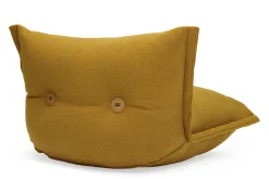 the BonBaron Sherpa Loungesessel, gold, 120x120x75 cm