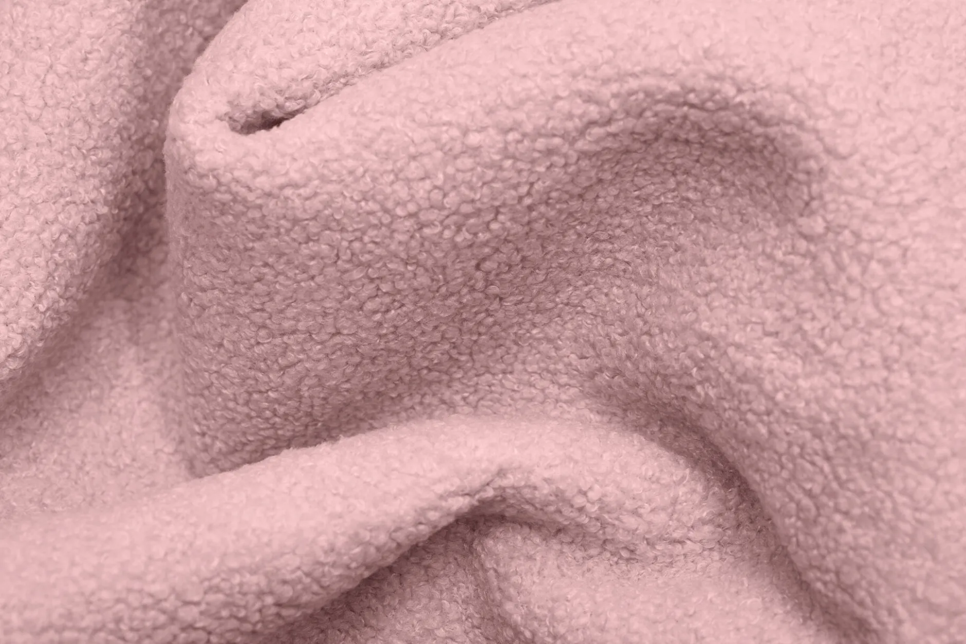 the BonBaron Sherpa Loungesessel, rosa, 120x120x75 cm