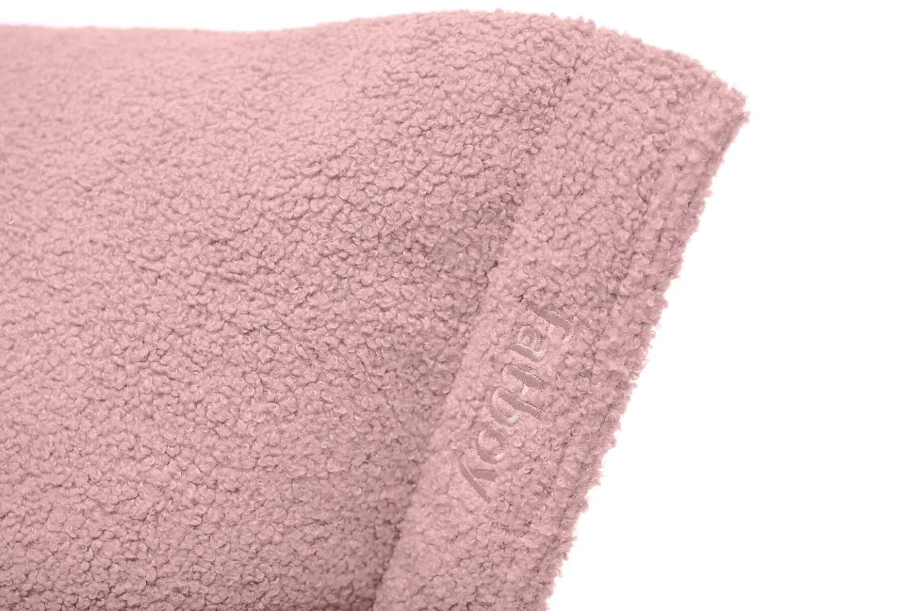 the BonBaron Sherpa Loungesessel, rosa, 120x120x75 cm