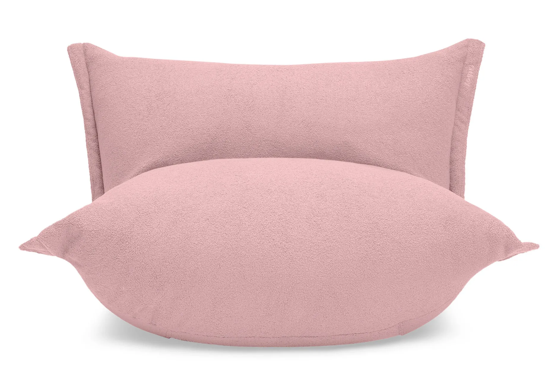 the BonBaron Sherpa Loungesessel, rosa, 120x120x75 cm
