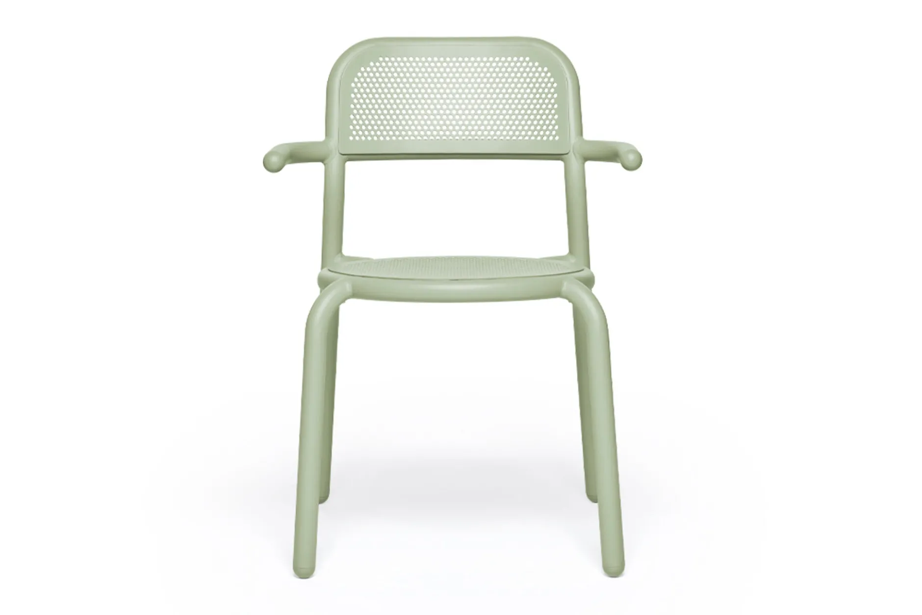Toní Armchair Gartenstuhl mit Armlehne, grün, 59.5x54.5x80.5 cm