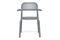 Toní Armchair Gartenstuhl mit Armlehne, grau, 59.5x54.5x80.5 cm
