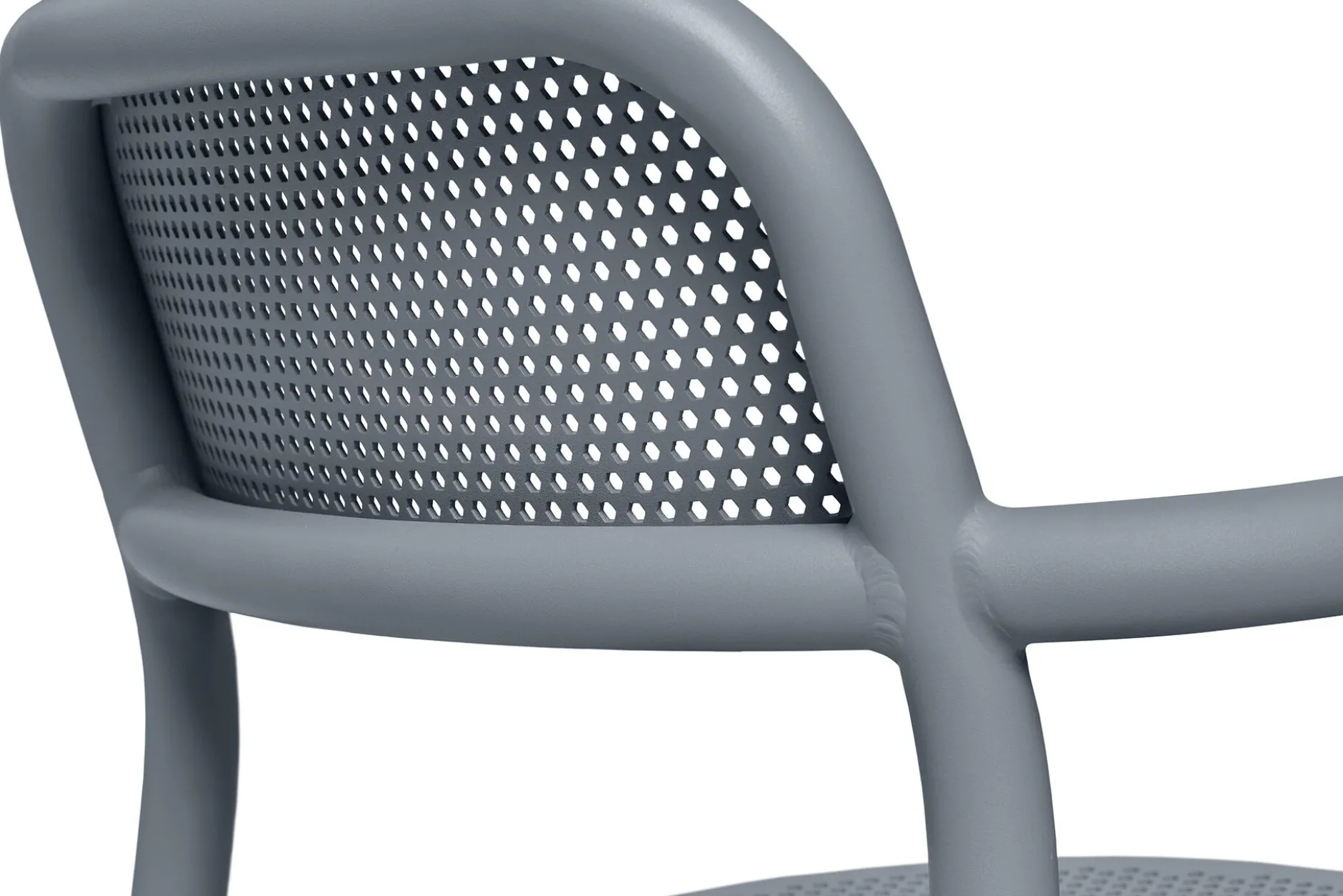 Toní Armchair Gartenstuhl mit Armlehne, grau, 59.5x54.5x80.5 cm