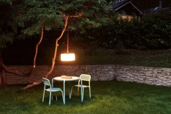 Toní Bistreau Kleiner Gartentisch, grün, 80x80x76 cm