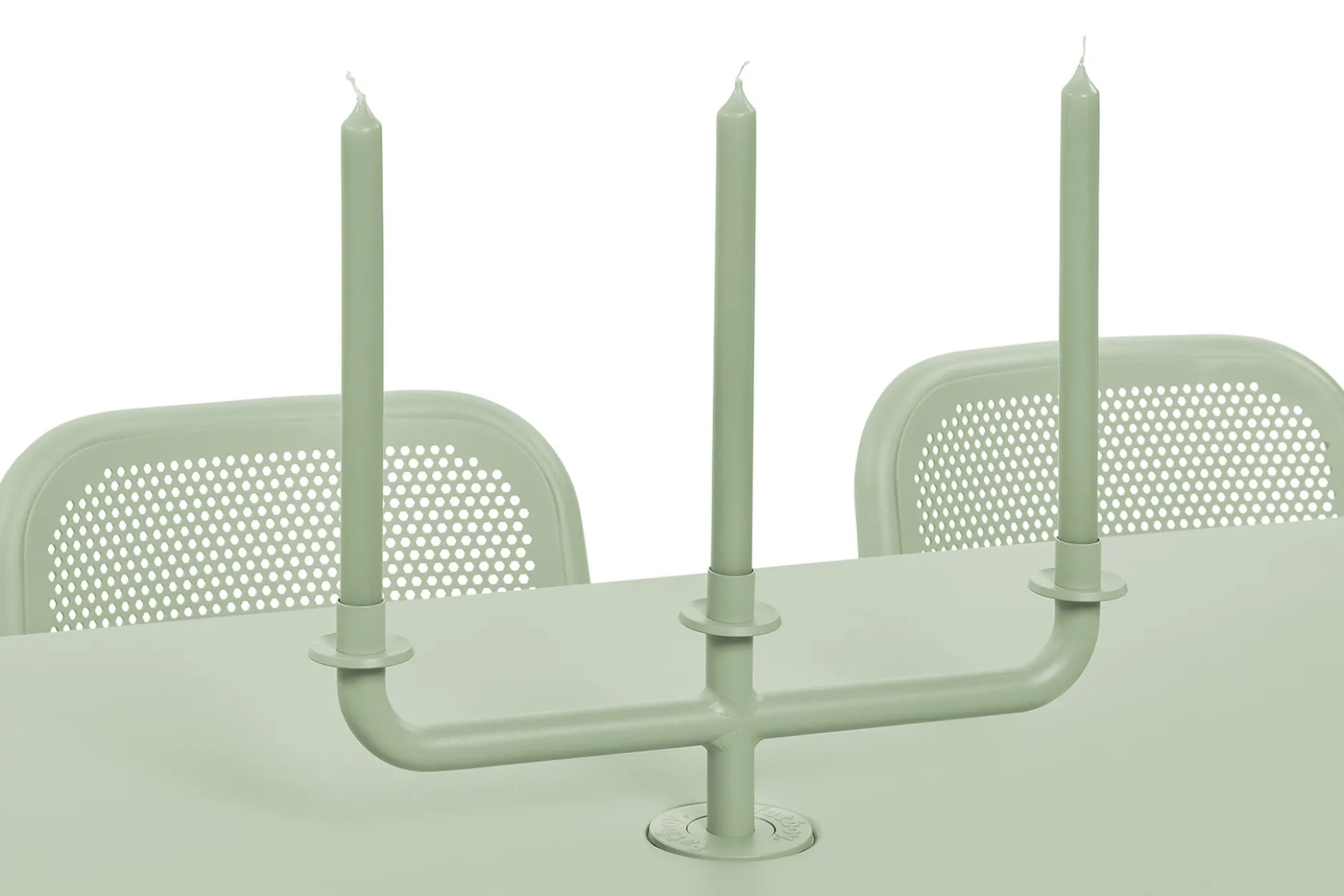 toní Candle Holder Kerzenhalter, grün, 46x5.5x16 cm