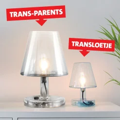Trans-Parents Tischlampe, 32.7x32.7x50.5 cm